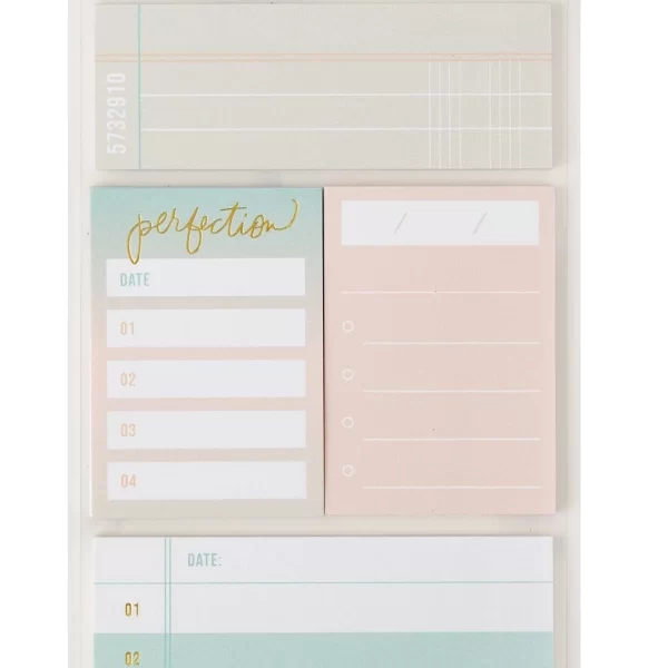 Etiquetas Heidi Swapp Sticky Notes Ledger Tag