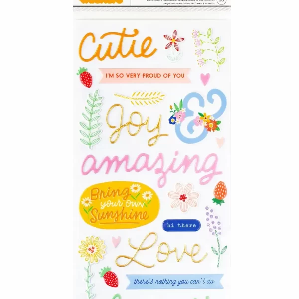 Pegatinas Thickers Phrase POPPY AND PEAR