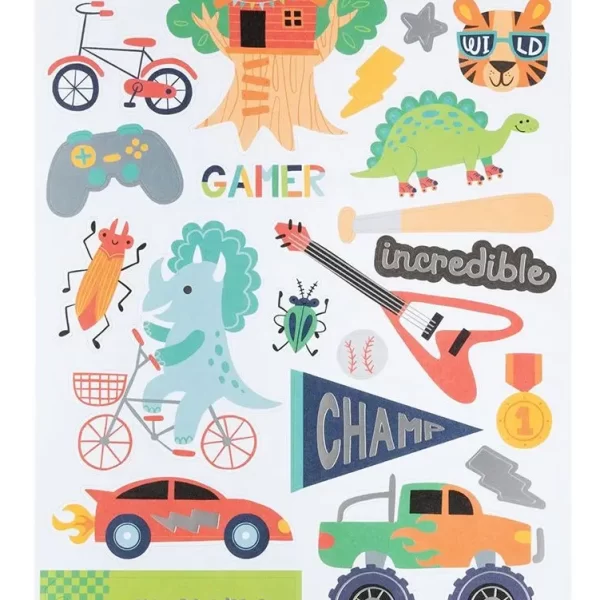 Pegatinas Cool Boy Stickers 6x12"