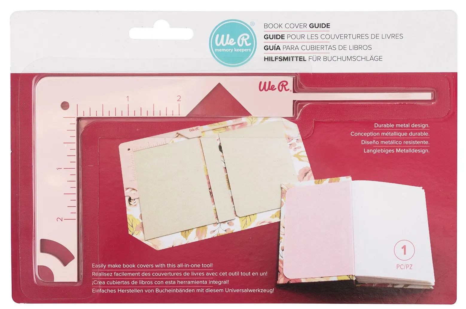 Guía de Encuadernación Book Binding Cover Guide Pink We R
