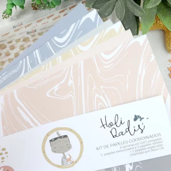 Kit de papeles sólidos+especiales HOLIDADIS