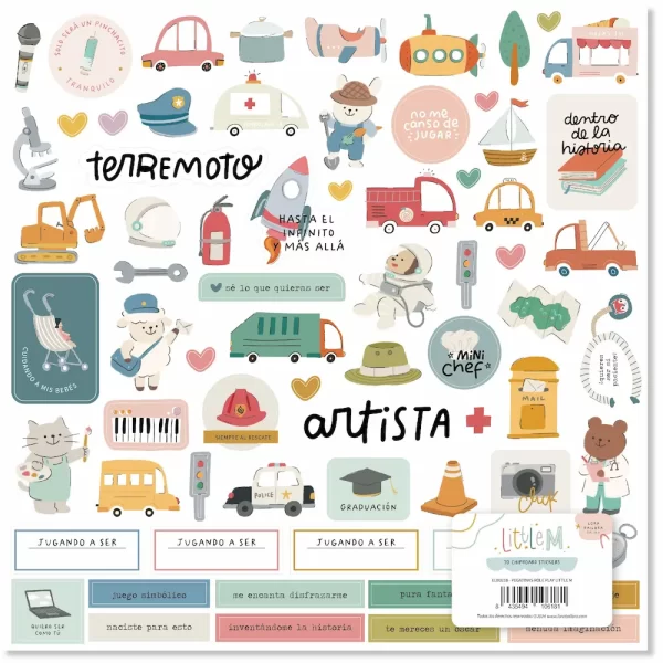 Pegatinas Role Play LITTLE M