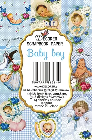 Mini Pad Tamaño Tajretas Decorer Baby Boy