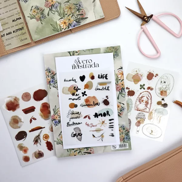 Transferibles para Art Journal 2.0, de Vero Ilustrada