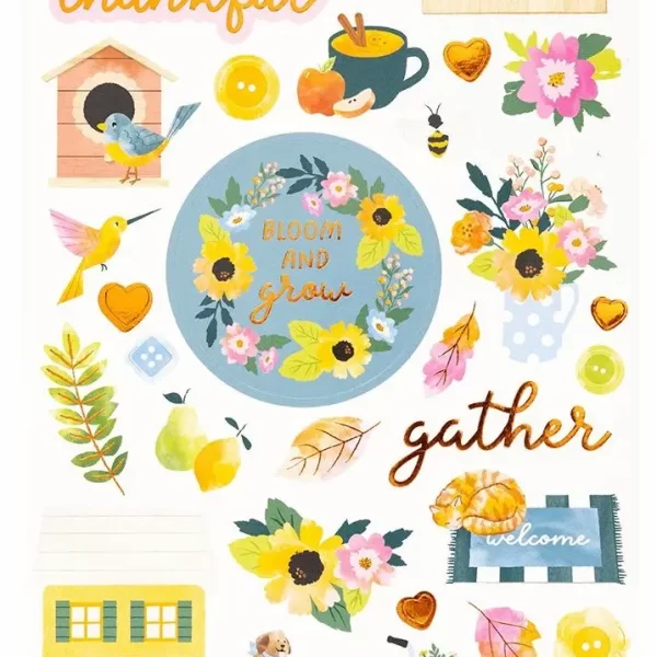 Pegatinas Garden Shoppe Collection Cardstock Stickers