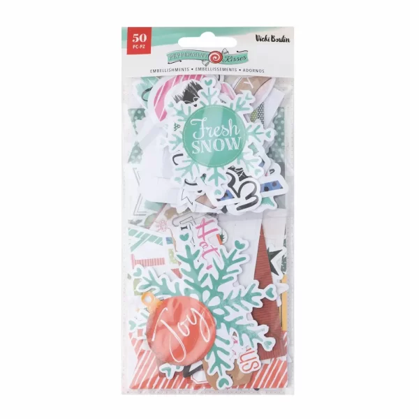 Vicki Boutin Embellishment Peppermint Kisses Ephemera Journal