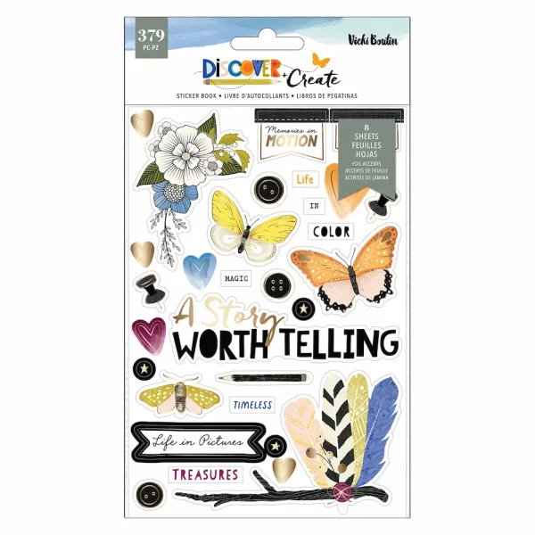 Vicki Boutin Discover + Create Sticker Book