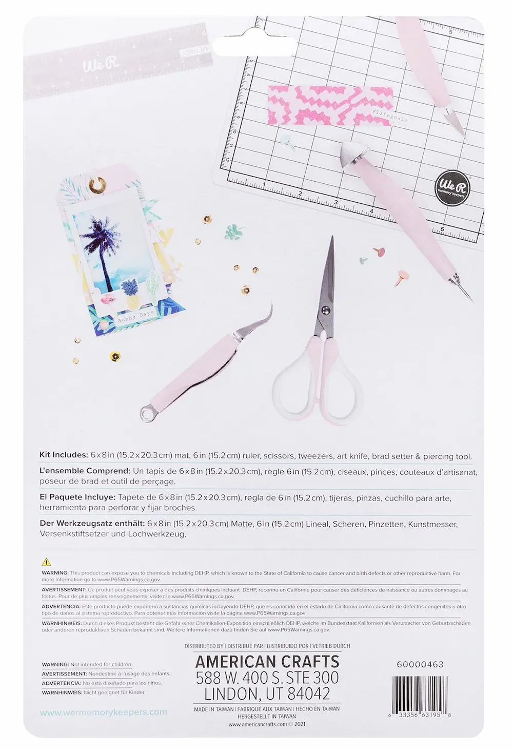 Herramientas Mini Tool Kit Pink We R - Imagen 3