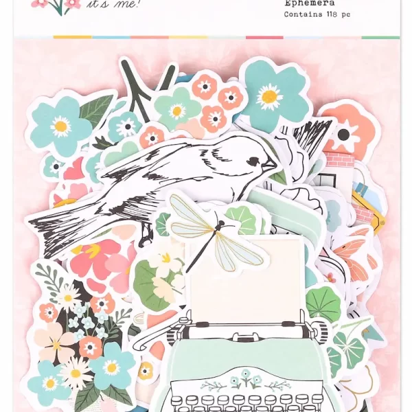 Spellbinders Die Cuts Ephemera Hello It's Me