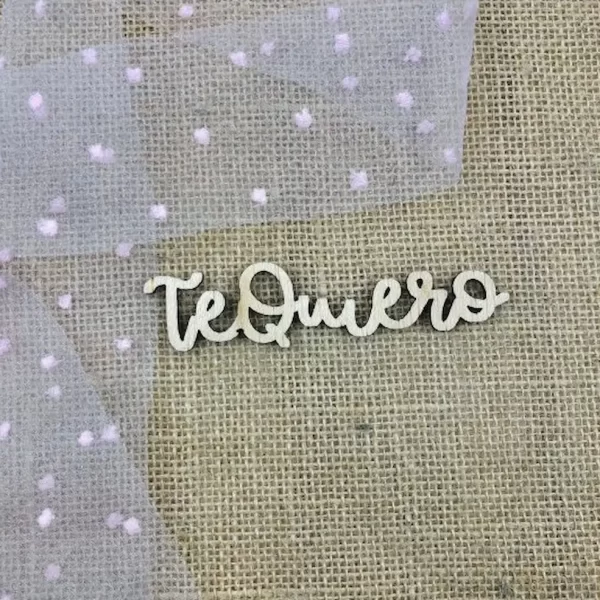 Adorno Te Quiero Madera